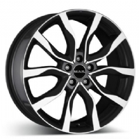 MAK Highlands 8"X19-5/108  ET45 Black/Pol (1025 kg)